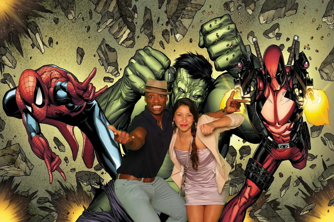 Superhero squad group shot